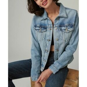 Lucky Brand Tomboy Trucker Jacket Size Small Invisible Sunset New With Tags